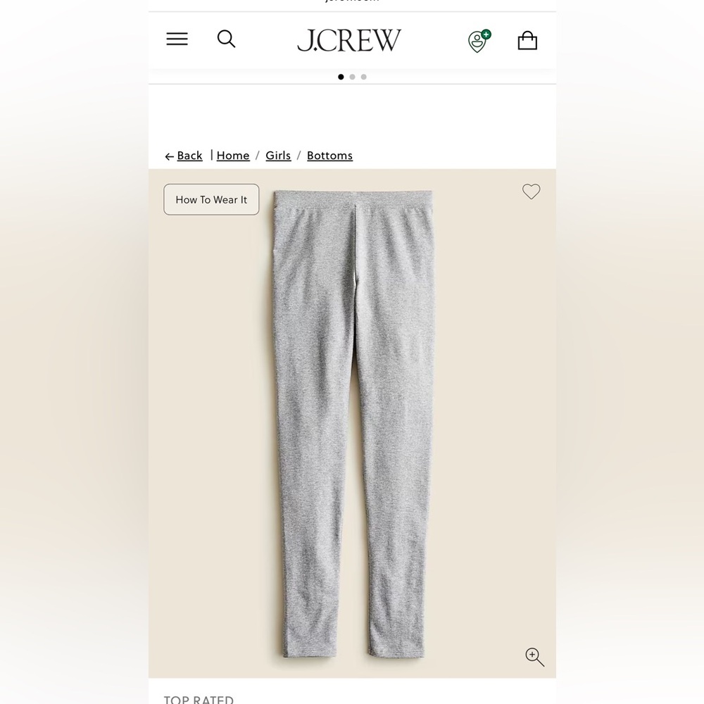 Kids Gray Leggings Girls' everyday leggings